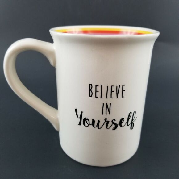 NIB Enesco Our Name is Mud Magical Unicorn Rainbow Sculpted 16 Oz Mug #6000548 - Picture 4 of 9